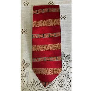 Patrick Francis Ireland 100% Pure Silk Necktie Celtic Design